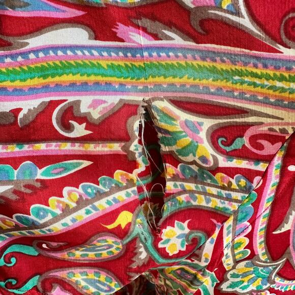 POLO by RALPH LAUREN Men's Multi-Color Paisley Silk Western Shirt Size Large - Picture 8 of 8